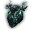Faded Divine Tree Heart icon