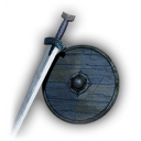 Fine Iron Sword and Shield icon