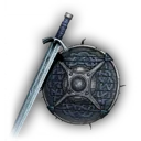 Studded Sword and Shield icon
