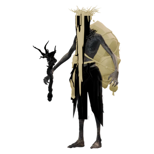 Frenzied Wizard — game model render